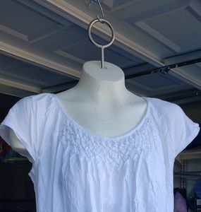 Loft white shirt, Size M